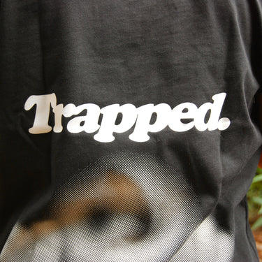 "Trapped."